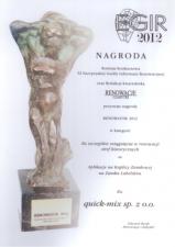 Nagroda RENOWATOR 2012 dla QUICK-MIX