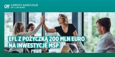 EFL z pożyczką  200 mln euro z Banku Rozwoju Rady Europy  na inwestycje MŚP