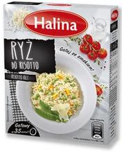 Risotto doskonałe z ryżem marki Halina