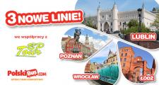 Trzy nowe linie z Lublina we współpracy z BP Tour!