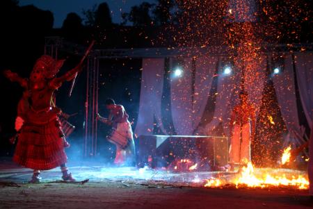 Theyyam Performers, 4 lipca, WWT, fot. Norbert Ptak