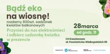 Kwiaty za elektrośmieci. Wiosenna akcja ekologiczna przy G City Kasztanowa w Pile Kwiaty za elektrośmieci. Wiosenna akcja ekologiczna przy G City Kasztanowa w Pile