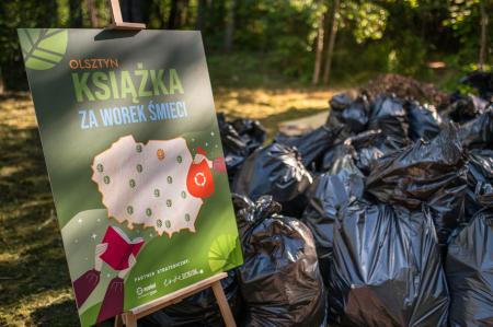 Książka za worek śmieci w Olsztynie