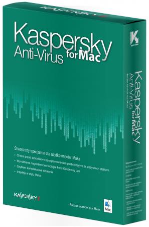 Pudełko Kaspersky Anti-Virus for Mac
