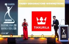TIKKURILA z godłami Championa Roku, Budowlanej Marki Roku i Eko Marki TIKKURILA z godłami Championa Roku, Budowlanej Marki Roku i Eko Marki