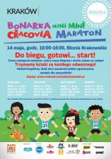 Maluchy i kibice na start Bonarka Mini Mini Cracovia Maratonu
