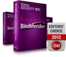 Bitdefender Total Security 2012 zdobywa prestiżową nagrodę CNET Editor's Choice