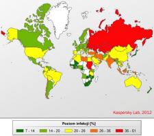 Cyberzagrożenia w kwietniu 2012 r. wg Kaspersky Lab