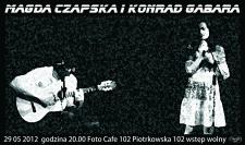 Koncert duetu Magda Czapska i Konrad Gabara w Foto Cafe 102
