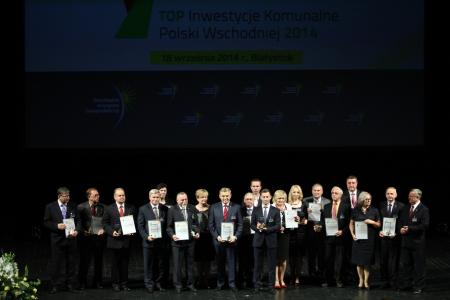 Wschodni Kongres Gospodarczy - Laureaci Konkursu Top Inwestycje Komunalne Polski Wschodniej