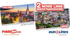 Nowe międzynarodowe linie we współpracy z Eurolines Lt.!Tallinn i Parnawa ponownie w siatce połączeń