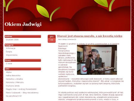 Blog Jadwigi Ślawskiej-Szalewicz, ambasadorki Emporia Telecom.