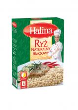 Ryż Naturalny Brązowy marki Halina – moc pełnego ziarna