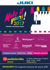 Make it Yours – dzień kreatywnego szycia w sobotę 28 października w Warszawie
