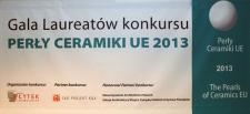 Dyplom uznania dla Sopro Polska Sp. z o.o. podczas gali Perły Ceramiki UE 2013