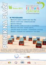 Kołobrzeski Festiwal Zdrowia – Piknik na plaży  – Wstęp wolny