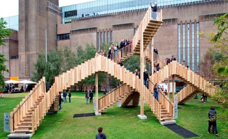 Instalacja Endless Stair, fot. Jonas Lencer