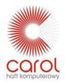 logo: Promostars - Carol, haft komputerowy