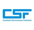 logo: Pranie dywanów Łódź CSF Polska