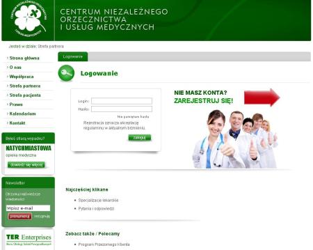 panel logowania www.cnoium.pl