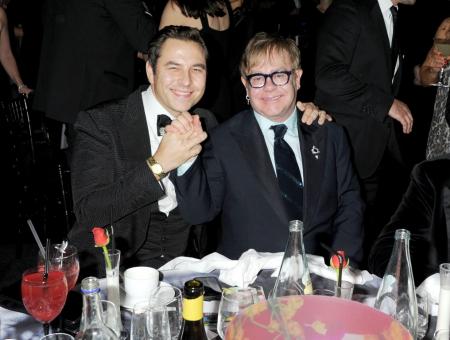 David Walliams and Sir Elton John