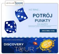 Zagraj w Discovery Tour i zdobądź nawet MILION dodatkowych punktów w Le Club Accorhotels!