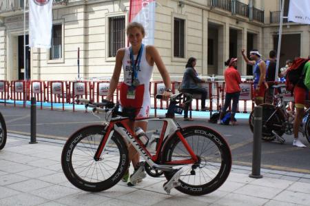Ewa Bugdoł trzykrotna mistrznie Polski w triathlonie długim