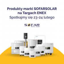 Produkty marki SOFARSOLAR NA TARGACH ENEX