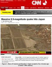 Cyberataki związane z trzęsieniem ziemi w Japonii
