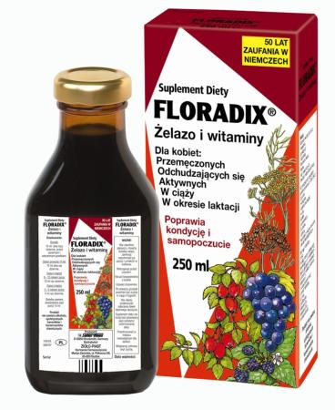 Floradix z żelazem i witaminami to dawka naturalnej energii