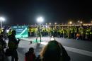 Historyczny Night Longest Drive na pasie startowym lotniska Poznań Airport. Zwyciężył David Shinto.