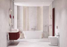 Wygodna kąpiel w estetycznym wnętrzu