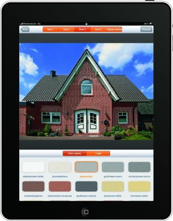 Aplikacja Kreacja Domu pozwala dobrać idealny kolor i materiał elewacji