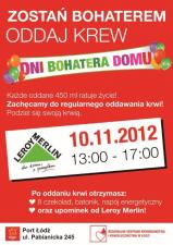 Akcja „Oddaj krew - ocal życie”  w Porcie Łódź