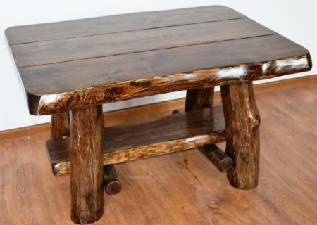 stół ogrodowy z litego drewna świerkowego