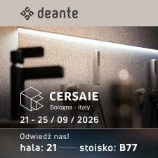 Deante Design Studio na Cersaie 2026. Światowa premiera kolekcji Carta by emo design