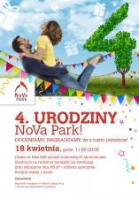 NoVa Park nagradza klientów na 4. urodziny centrum
