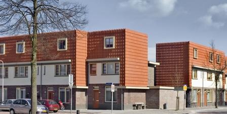 Budynki socjalne w holenderskim Tilburgu. fot. Monier