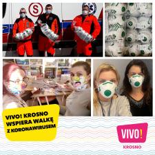 VIVO! Krosno wspiera medyków oraz lokalną społeczność w walce z koronawirusem