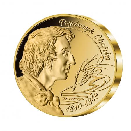 Rocznicowy medal Chopin 2010 awers