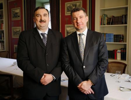 Prezes Zarządu firmy Schwenk Insulation – Jarosław Przybyszewski oraz Dyrektor Marketingu – Przemysł