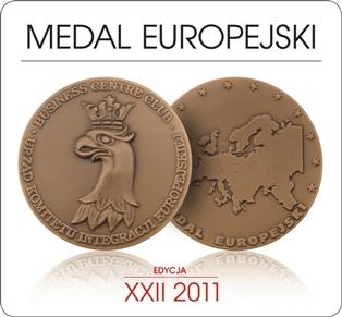 Medal Europejski przyznany przez Business Centre Club Grupie Armatura Fot.Grupa Armatura
