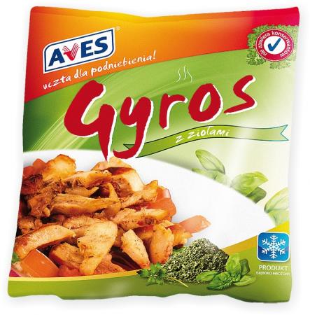 Gyros z ziołami 350 g- mrożony produkt garmażeryjny, fot. Aves