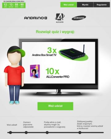Konkurs Andrino Box Smart TV