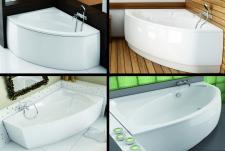 Funkcjonalne i wygodne wanny asymetryczne – wybierz idealny model do swojej łazienki