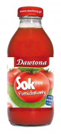 Soczysty i syczący pomidorowy sok Dawtona