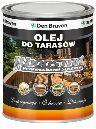 Olej do Tarasów Woodstar firmy Den Braven Fot. Den Braven