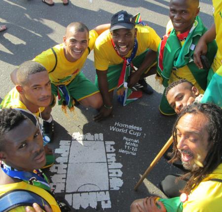 Zawodnicy Homeless World Cup 2013