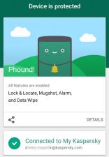 Kaspersky Phound! - bezpłatna aplikacja antykradzieżowa dla Androida