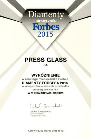 PRESS GLASS - Diament 2015 (mat. pras.)